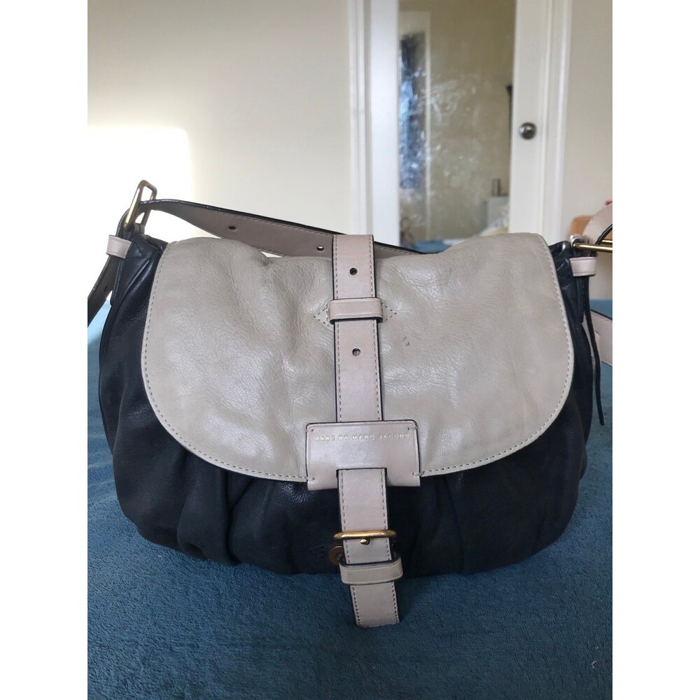 Marc Jacobs Natasha style hobo spectator color block crossbody bag